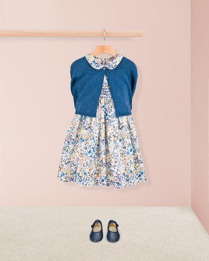 Violette Liberty Felda Blue Dress - Smocked Dress