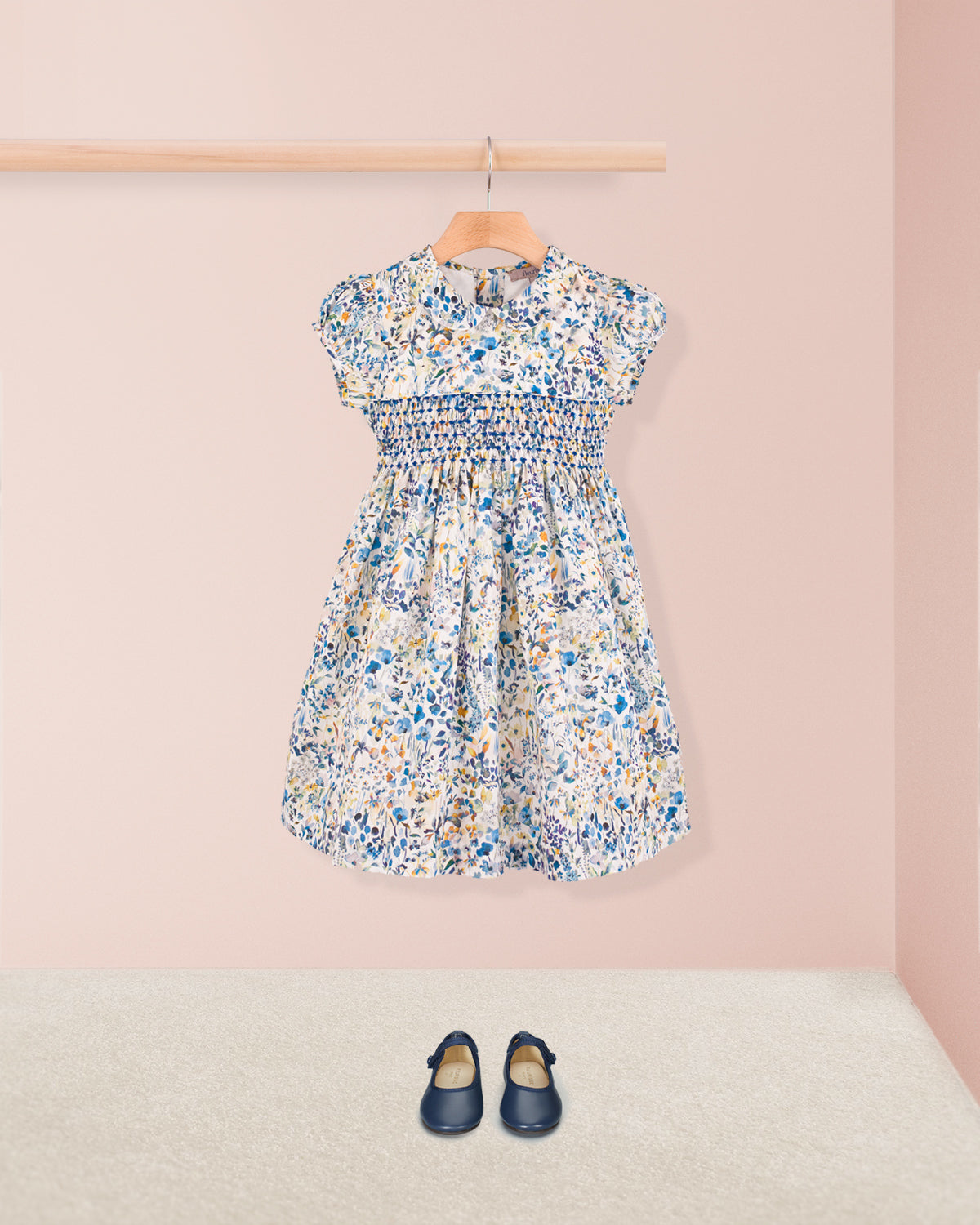 Violette Liberty Felda Blue Dress - Smocked Dress