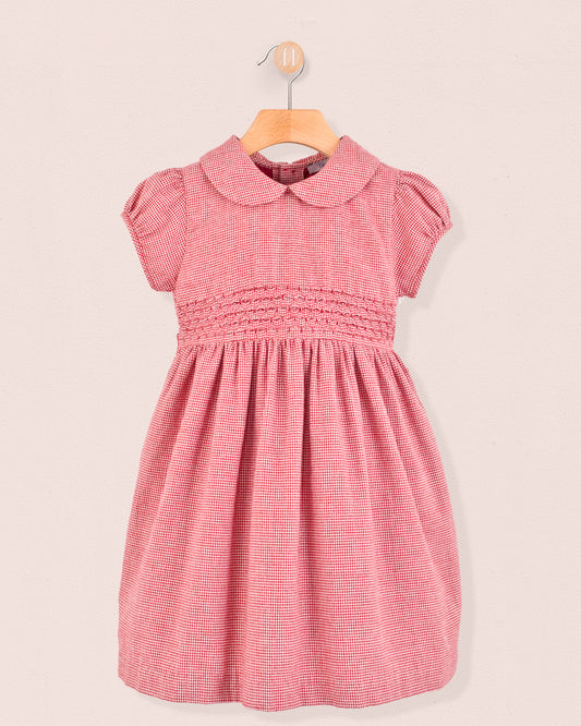 Rebecca Italian Burgundy Flannel - Dress