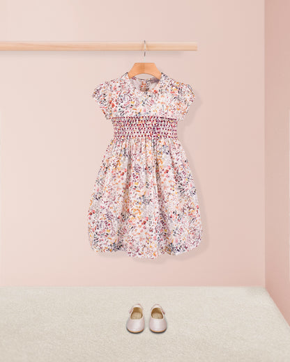 Violette Liberty Felda Earth Dress - Smocked Dress
