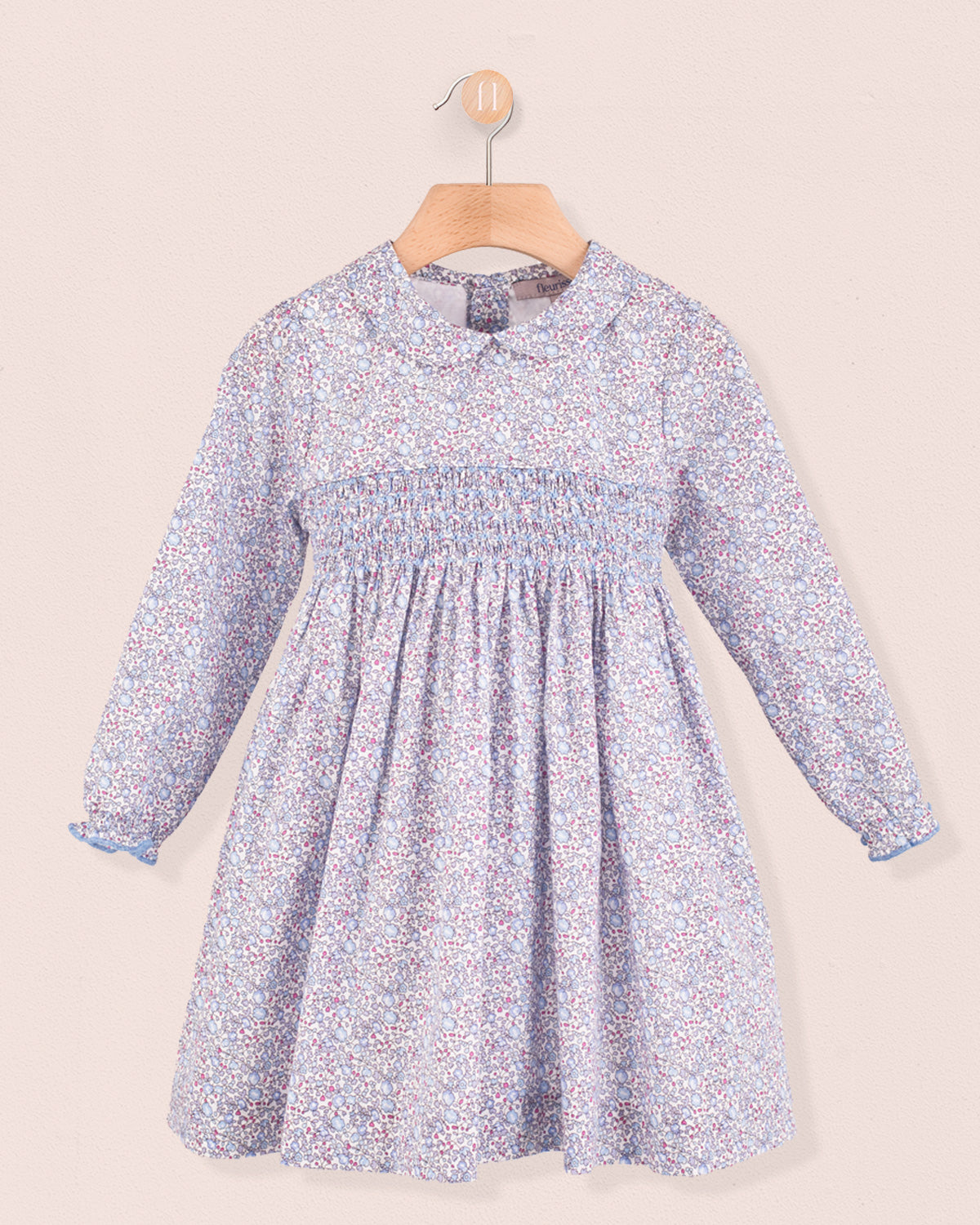 Violetta Liberty Eloise Blue Dress - Smocked Dress