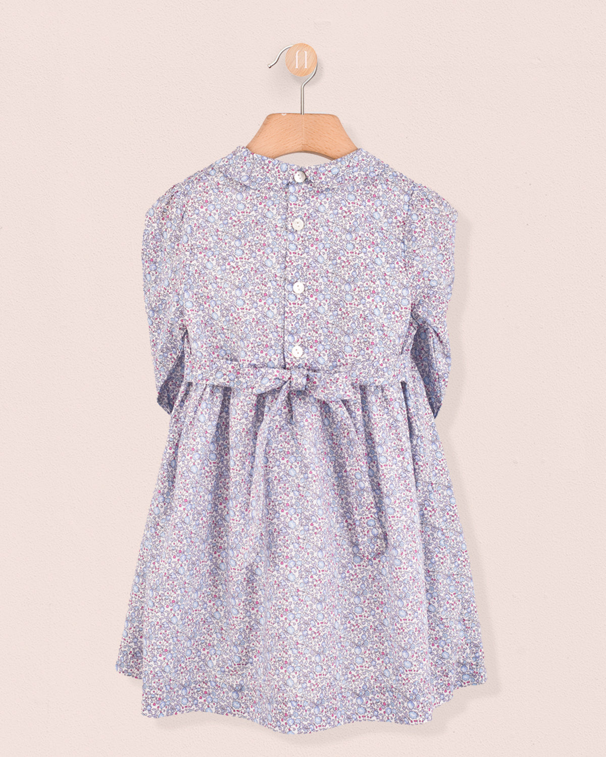 Violetta Liberty Eloise Blue Dress - Smocked Dress