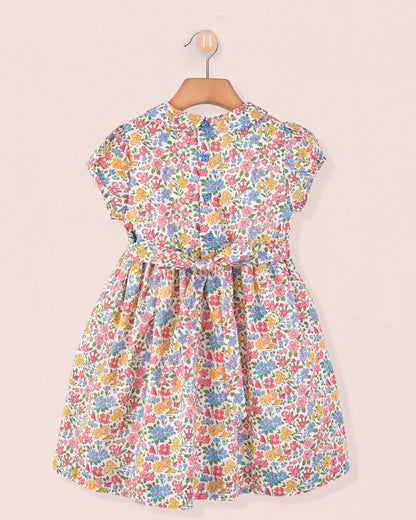 Violette Liberty Annabella Coral - Smocked Dress