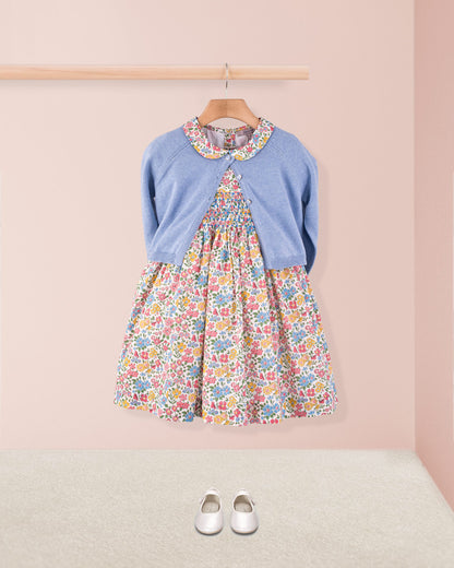 Violette Liberty Annabella Coral - Smocked Dress