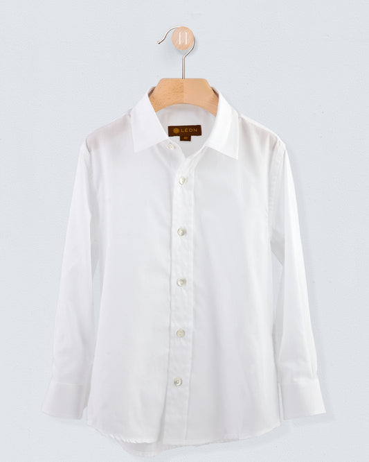 Bernard Fine Italian White Shirt - Shirt