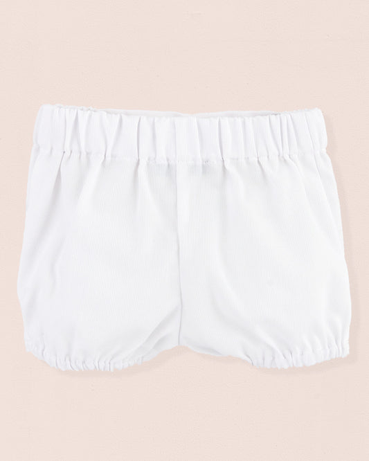 Iris Rose White Pique Shorts - Pant
