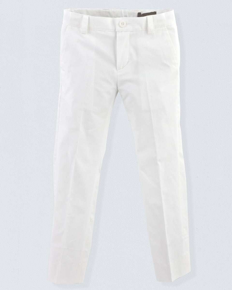 Oliver Italian White Twill Pant