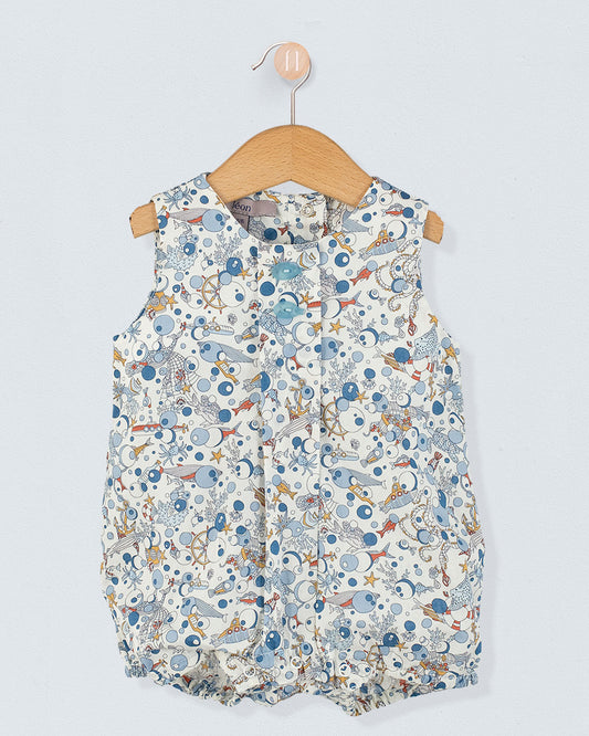 William Liberty Ocean Treasure Romper - Romper