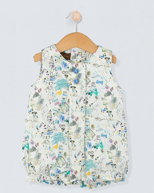 William Liberty Puppies Romper - Romper