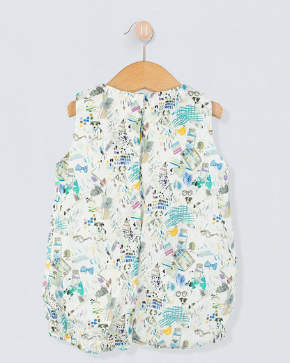 William Liberty Puppies Romper - Romper