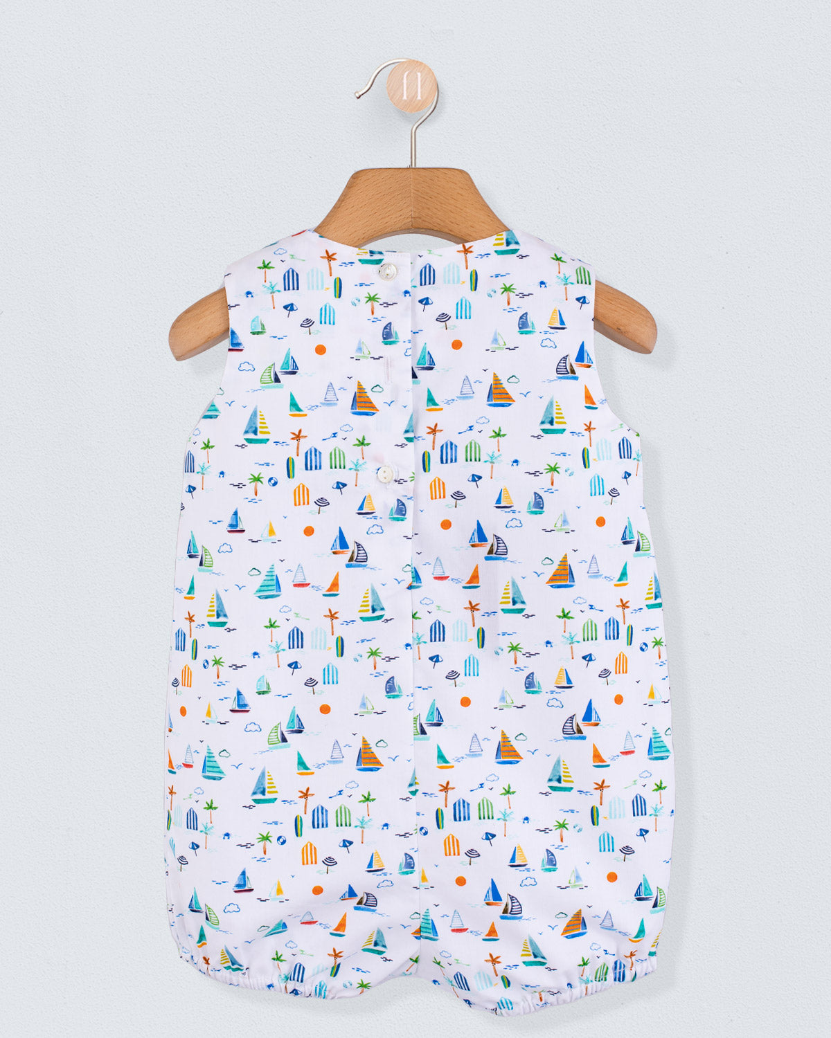 William Veneto Blue Boats Romper - Romper