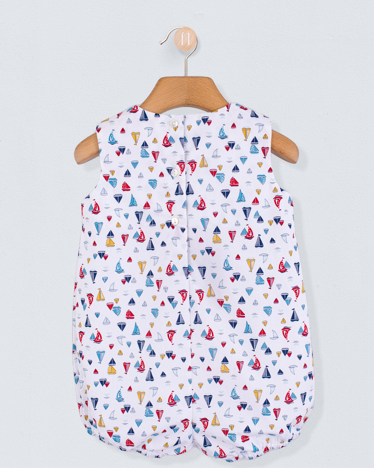 William Colorful Sailboats Romper - Romper