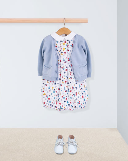 William Colorful Sailboats Romper - Romper