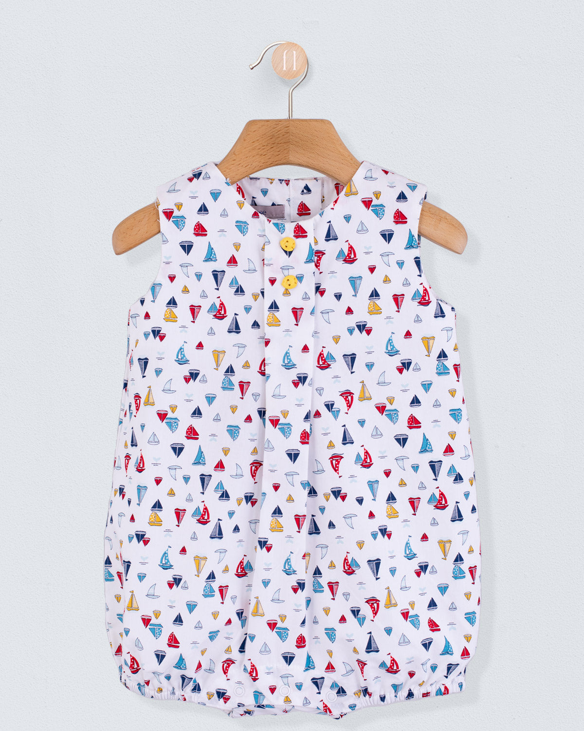 William Colorful Sailboats Romper - Romper