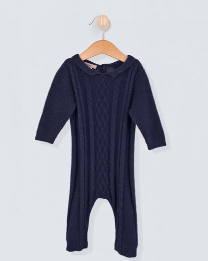 Winston Navy Cashmere Knit - Romper