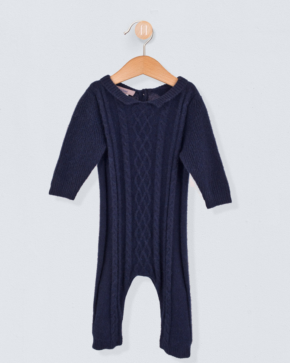 Winston Navy Cashmere Knit